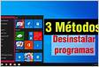 Windows 11 e Windows 10 Vários métodos para desinstalar